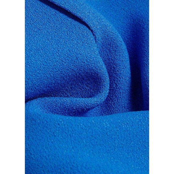 NWT Helmut Lang Nubby Viscose Ruched Icy Blue Women Size 2 Loose Fit Gypsy Skirt - Picture 4 of 9